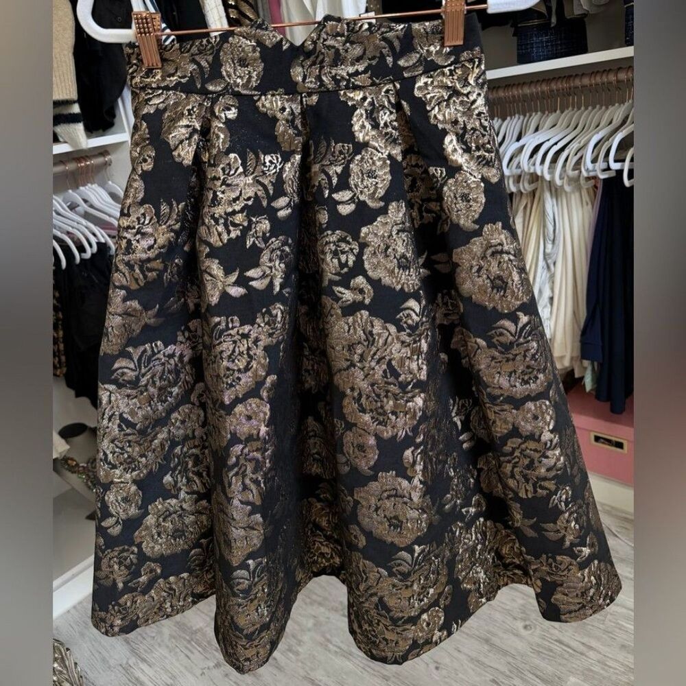 Unbranded Women's Black and Gold Skirt - Picture 6 of 12
